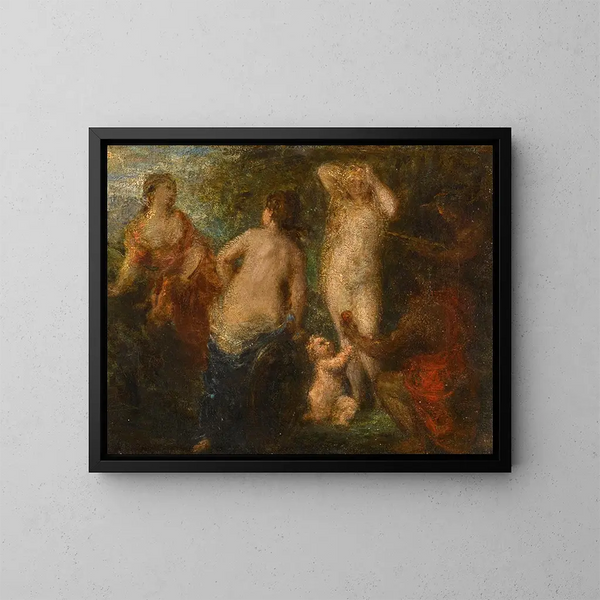 Judgement of Paris - Henri Fantin-Latour — ingelijst kunstwerk aan de muur