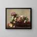 Mandje met rozen - Henri Fantin-Latour — ingelijst kunstwerk aan de muur