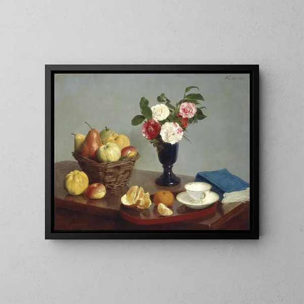 Natuurstudie - Henri Fantin-Latour — ingelijst kunstwerk aan de muur