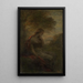 Jonge vrouw onder een boom bij zonsondergang, genoemd Herfst - Henri Fantin-Latour — ingelijst kunstwerk aan de muur