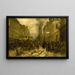 L'Orléanslaan tijdens de bombardementen van Parijs door de Pruisische legers in januari 1871 - Henri Félix Emmanuel Philippoteaux — ingelijst kunstwerk aan de muur
