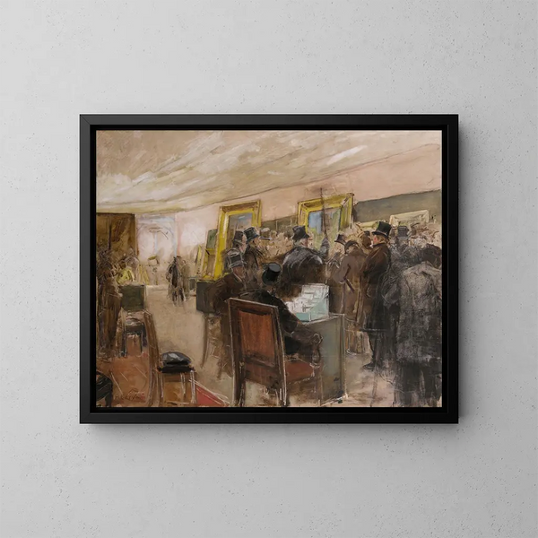 Studie Franse voor een schilderijjury - Henri Gervex — ingelijst kunstwerk aan de muur