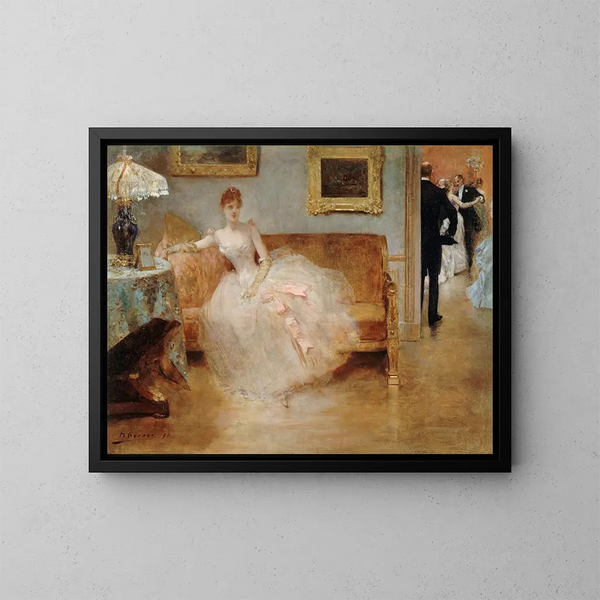 Het bal - Henri Gervex — ingelijst kunstwerk aan de muur