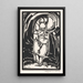 Figure tenant son menton - Henri Jonas — ingelijst kunstwerk aan de muur
