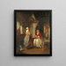 De liefdesbrief - Henri Joseph Gommarus Carpentero — ingelijst kunstwerk aan de muur