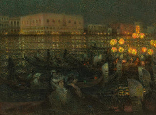 Henri Le Sidaner - La Srnade Venise.webp