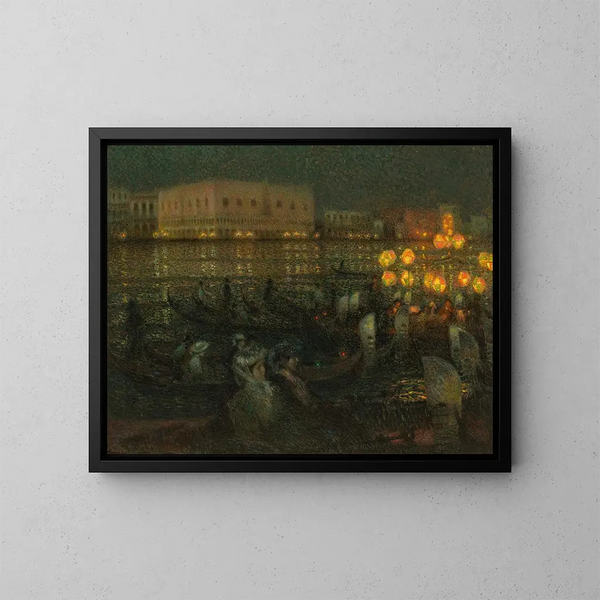 La Sérénissime Venise - Henri Le Sidaner — ingelijst kunstwerk aan de muur