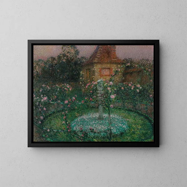 Het paviljoen van Gerberoy - Henri Le Sidaner — ingelijst kunstwerk aan de muur