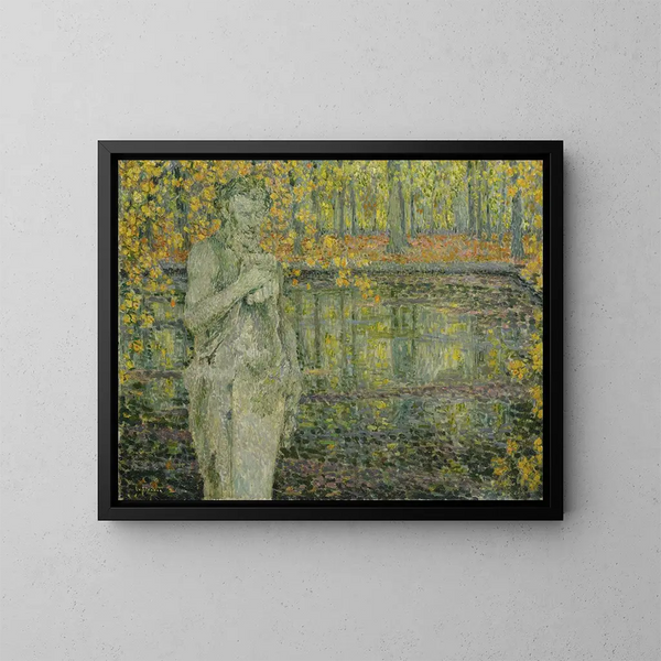 De Oude Faun - Henri Le Sidaner — ingelijst kunstwerk aan de muur