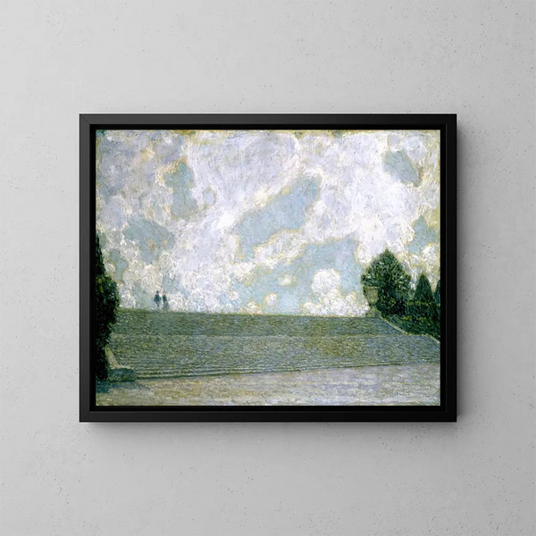 De Trappen van het Paleis van Versailles - Henri Le Sidaner — ingelijst kunstwerk aan de muur