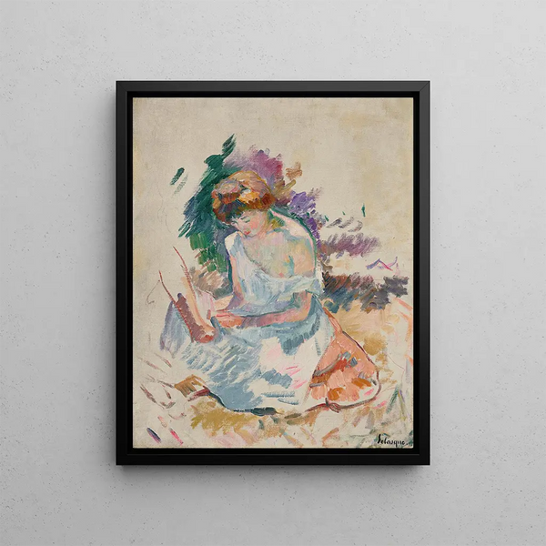 Henri Lebasque - Femme au jardin.webp