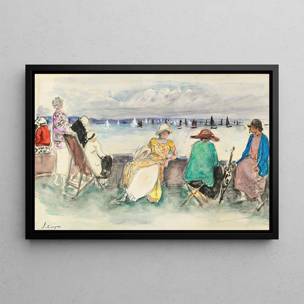 Henri Lebasque - Femme aux rgates.webp