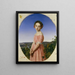 Faustine Léo 1832-1865 - Henri Lehmann — ingelijst kunstwerk aan de muur