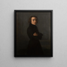 Portret van Franz Liszt 1811-1886, componist en pianist - Henri Lehmann — ingelijst kunstwerk aan de muur