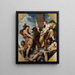 Allegory of Production - Henri Léopold Lévy — framed artwork on a wall