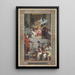 Les ambassadeurs de Haroun al-Rachid offrent les clefs du Saint-Sépulcre à Charlemagne - Henri Léopold Lévy — framed artwork on a wall