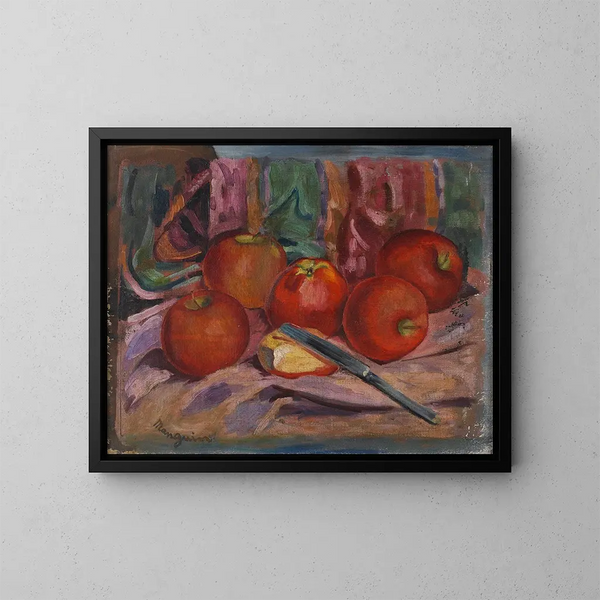 Pommes - Henri Manguin — ingelijst kunstwerk aan de muur