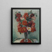 Dahlias Painting - Henri Manguin — framed artwork on a wall