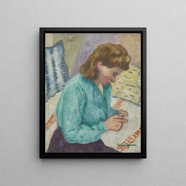 Henri Manguin - Genevive Sauty de profil.webp