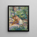 Jeanne dans le jardin de Neuilly - Henri Manguin — framed artwork on a wall