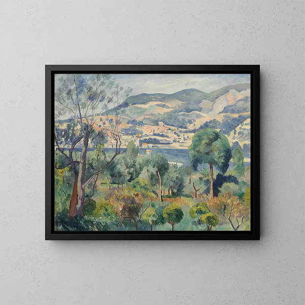 Rade de Villefranche - Henri Manguin — ingelijst kunstwerk aan de muur