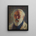 Zelfportret met witte baard - Henri Martin — ingelijst kunstwerk aan de muur