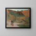 van Laatste stralen, een boerderij in de Lot - Henri Martin — ingelijst kunstwerk aan de muur