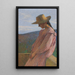 Jonge vrouw zittend - Henri Martin — ingelijst kunstwerk aan de muur
