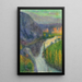 La Vallée du Lot près de Saint-Cirq-Lapopie - Henri Martin — ingelijst kunstwerk aan de muur
