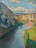 La Vallée du Lot près de Saint-Cirq-Lapopie - Henri Martin — weergave van het kunstwerk