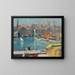 Le Vieux-port de Marseille - Henri Martin — ingelijst kunstwerk aan de muur