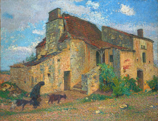 Henri Martin - Paysage de campagne.webp
