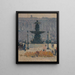 Een van de fonteinen op de Place de la Concorde, Parijs - Henri Martin — ingelijst kunstwerk aan de muur