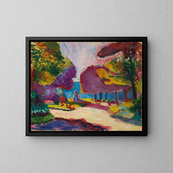 Tuin van Luxemburg, Parijs - Henri Matisse — ingelijst kunstwerk aan de muur
