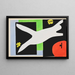 De zwemmer in het bassin - Henri Matisse — ingelijst kunstwerk aan de muur