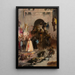 Scene of the Spanish Inquisition - Henri Regnault — framed artwork on a wall