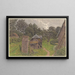 Auffay tussen boerderij Auffay - Henri Rivière — ingelijst kunstwerk aan de muur