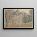 Bois de Boulogne - Henri Rivière — ingelijst kunstwerk aan de muur