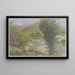 Buis-les-Baronnies samenvloeiing van de Ouvèze en de Menon - Henri Rivière — ingelijst kunstwerk aan de muur