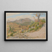 Buis-les-Baronnies - Henri Rivière — ingelijst kunstwerk aan de muur