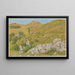 Champs en Chandesse, Besse-en-Chandesse, Pertuyzat - Henri Rivière — ingelijst kunstwerk aan de muur