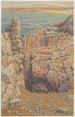 Falaises de Camaret - Henri Rivière — weergave van het kunstwerk
