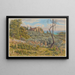 Het oude kasteel van Bormes - Henri Rivière — ingelijst kunstwerk aan de muur