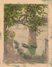 Parijs Quai de Seine - Henri Rivière — weergave van het kunstwerk
