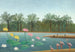 De Flamingo's - Henri Rousseau — weergave van het kunstwerk