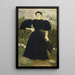 Portret van Madame M - Henri Rousseau — ingelijst kunstwerk aan de muur