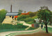 Houtzagerij in de omgeving van Parijs - Henri Rousseau — weergave van het kunstwerk