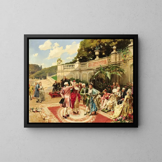 Henri Victor Lesur - The Garden Party.webp