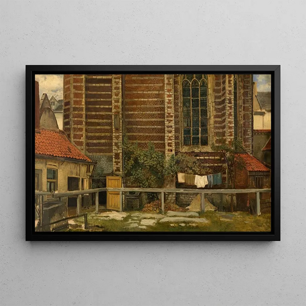 Henri de Braekeleer - The Chapel of Grace in Antwerp.webp