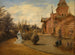 La maison de campagne de Gustave Coteaux - Henri de Braekeleer — weergave van het kunstwerk